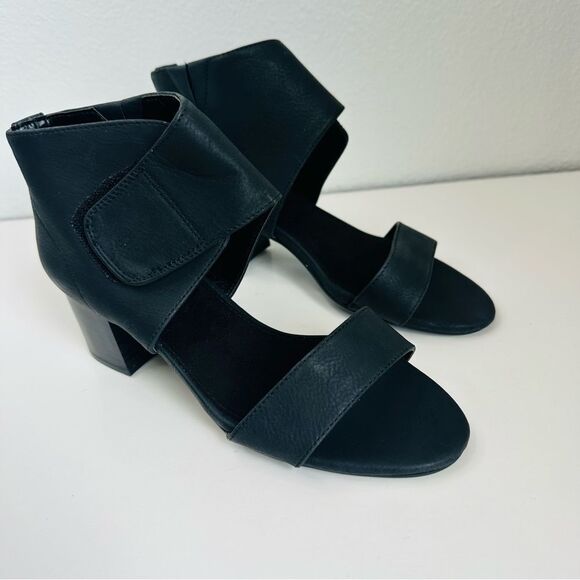 Aerosoles Heel Rest Midpoint Black Ankle Wrap Sandals Size 5.5 - Picture 1 of 7